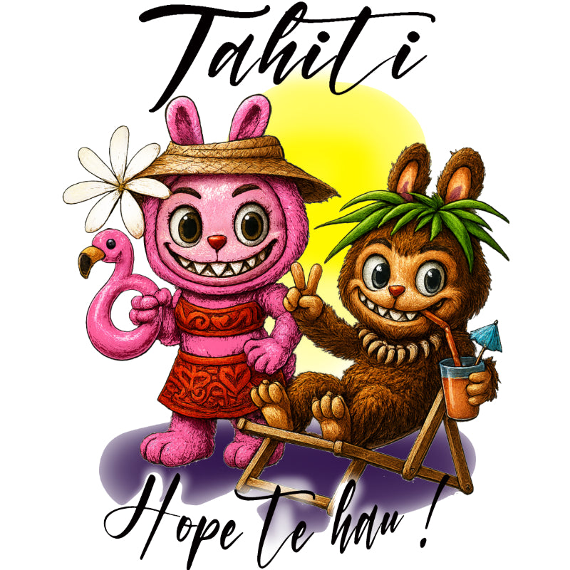 T-Shirt "Hope te hau" (Cool la vie !)
