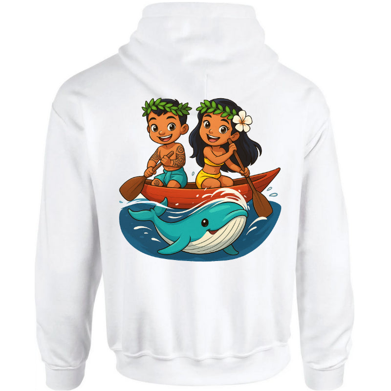 SWEAT-SHIRT "Feti'i e te tohora" (Rencontre avec la baleine !)
