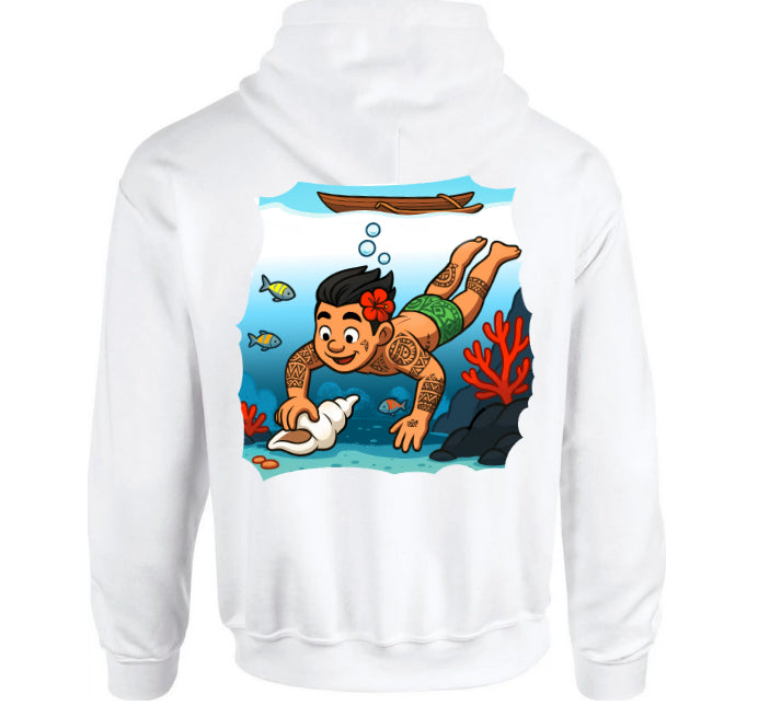 Sweat "Te ta'ata tareva i raro i te vai" (Le plongeur)