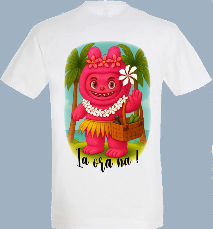 T-Shirt "Ia ora na ! (Bonjour !)