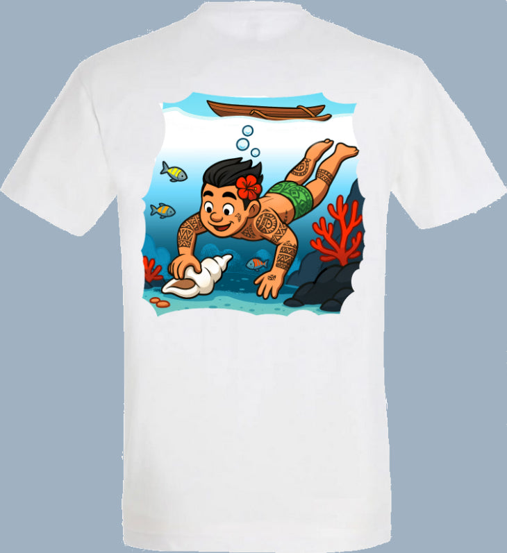 T-Shirt "Ta'ata paruru i raro i te pape"