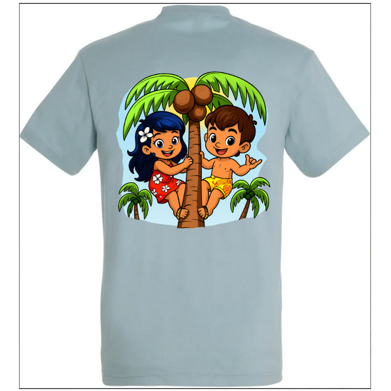 T-Shirt "Ua 'a'e i te niu !" Tu es monté sur le cocotier !