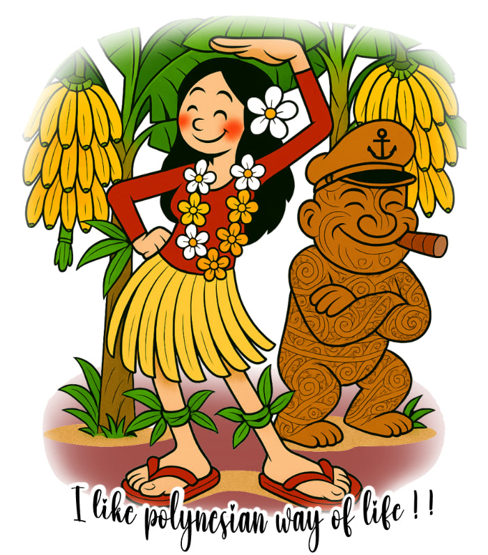 T-Shirt "OLIVE à TAHITI"